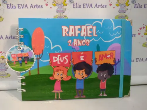 Caderno de Mensagens com Folhas Personalizadas 3palavrinhas
