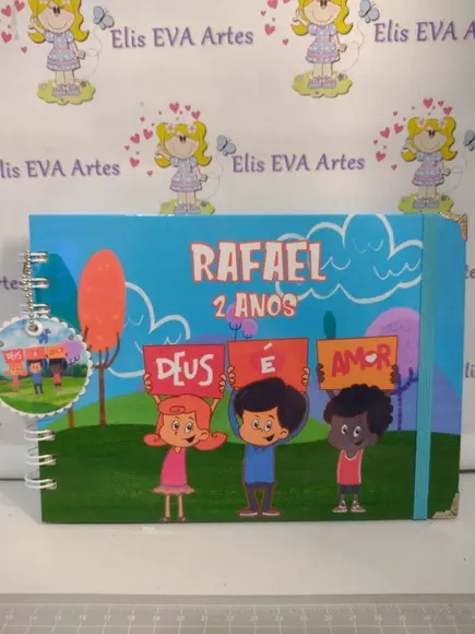 Caderno de Mensagens com Folhas Personalizadas 3palavrinhas