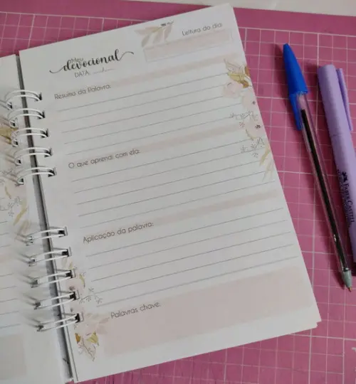 Caderno Devocional Diário 21,5x15,5