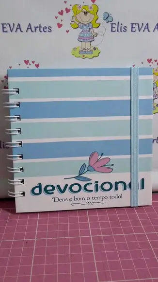Caderno Devocional Diário Personalizado 15,5x15,5