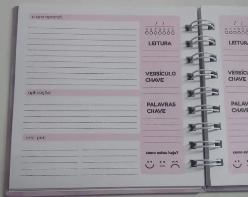 Caderno Devocional Diário Personalizado