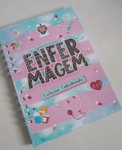 Caderno Personalizado profissões/cursos