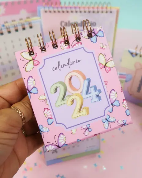 Calendário de Mesa Mini/ Calendário Uau 24