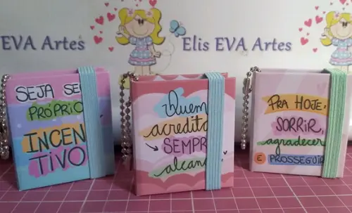 Chaveiro post-its Personalizado