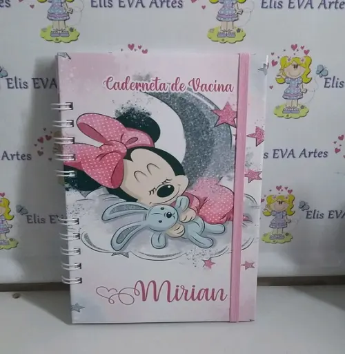 Kit Livro Do Bebê C/ Caderneta De Vacinação Minnie + Brinde