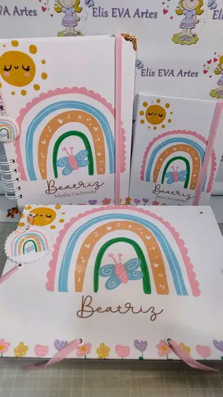 Kit Maternidade Caderneta/pasta Plástica e Porta Documentos