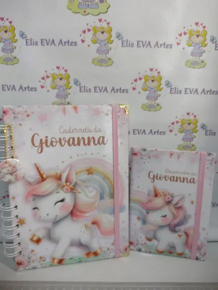 Kit Maternidade Caderneta/pasta Plástica e Porta Documentos