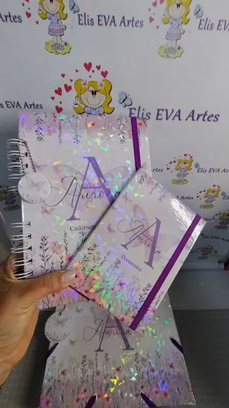 Kit Maternidade Jardim de Borboletas Lilás Personalizado