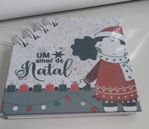 Lembrancinha de natal Bloquinho personalizado