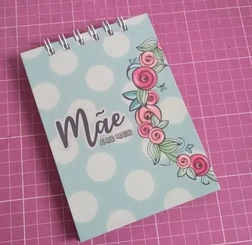 Lembrancinha Dia das Mães Bloco personalizado
