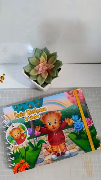 Livro de Assinatura Aniversário Infantil Personalizado