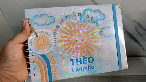 Livro de Assinatura Personalizado Primeira Volta ao Sol