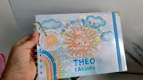 Livro de Assinatura Personalizado Primeira Volta ao Sol