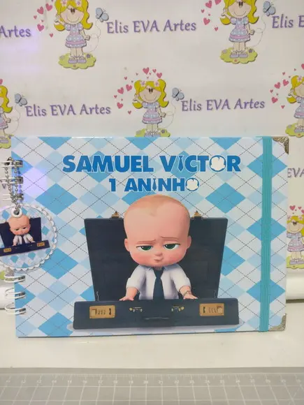 Livro de Assinaturas Personalizado Poderoso Chefinho