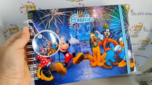Livro de Autógrafos Personalizado Disney
