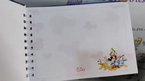 Livro de Autógrafos Personalizado Laminação Holográfica