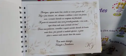 Livro de Mensagens Casamento Personalizado