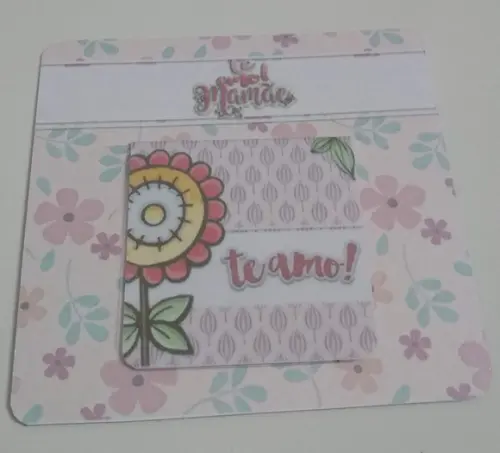Marcador de página magnético Dia das Mães lembrancinha