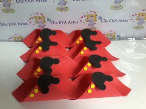 Porta guardanapo mickey kit c/20 unidades