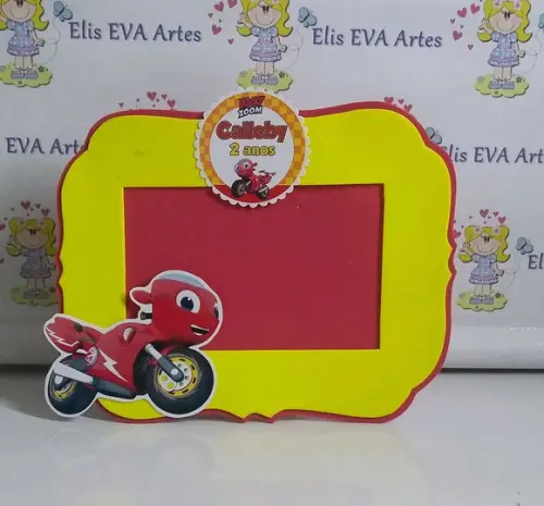 Porta retrato em EVA Ricky Zoom kit c/10 unidades