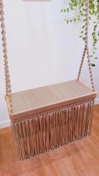 Balanço de Macrame Gold