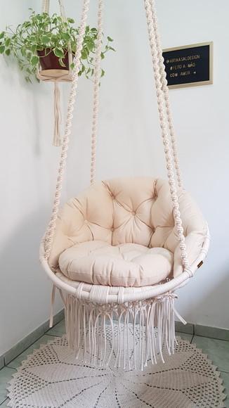 Balanço Infantil em Corda de Algodão 70cm