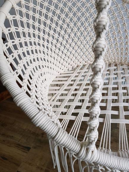 Cadeira Suspensa de Macrame