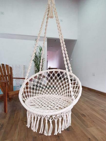 Cadeira Suspensa em Macrame