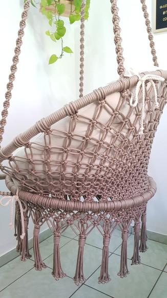 Balanço em Macrame com Almofadas