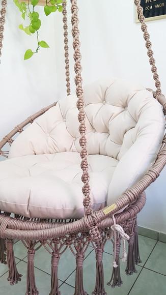 Balanço em Macrame com Almofadas