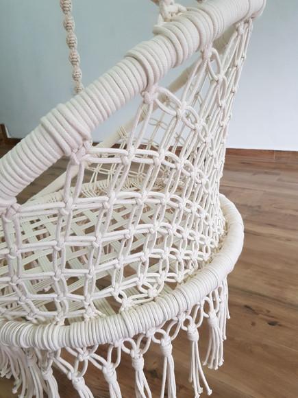 Cadeira Suspensa em Macrame