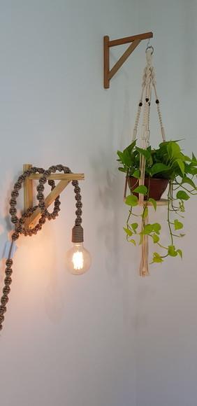 Luminaria Decorativa em Macrame