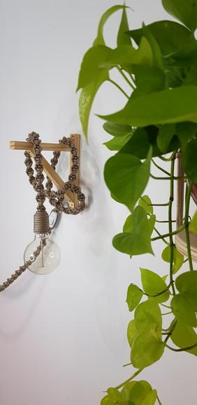 Luminaria Decorativa em Macrame