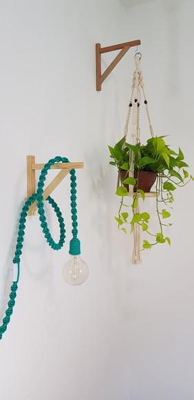 Luminaria Pedente em Macrame