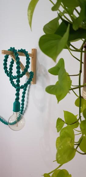 Luminaria Pedente em Macrame