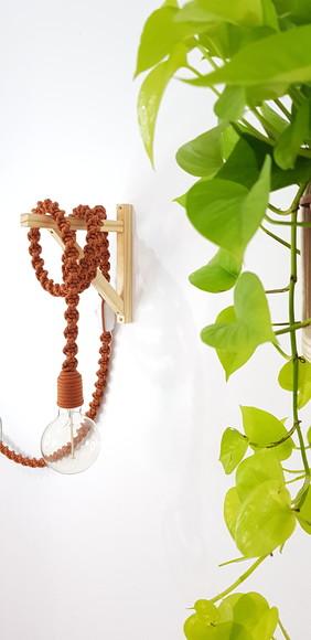 Luminaria Pendente em Macrame