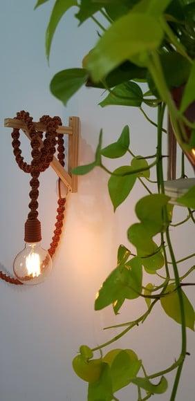 Luminaria Pendente em Macrame