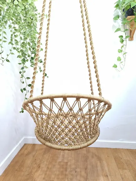 Balanço Infantil de Macrame 70 cm