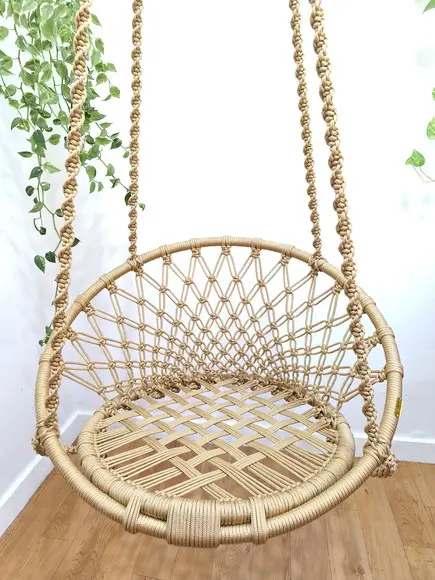 Balanço Infantil de Macrame 70 cm