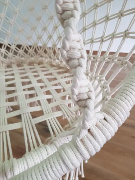 Cadeira Suspensa em Macrame