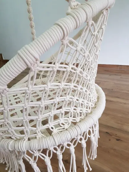 Cadeira Suspensa em Macrame