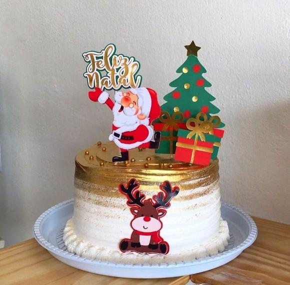 Arquivo de Corte Combo 4 Topos Natal