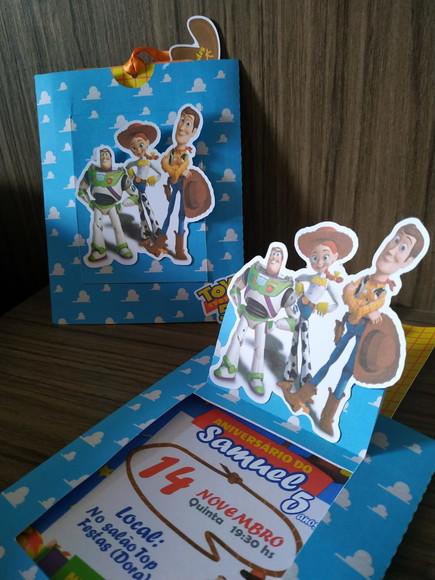 Arquivo de Corte Convite Surpresa Toy Story