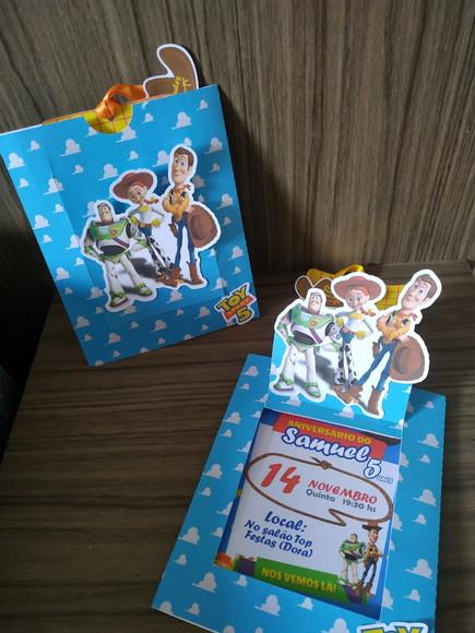 Arquivo de Corte Convite Surpresa Toy Story