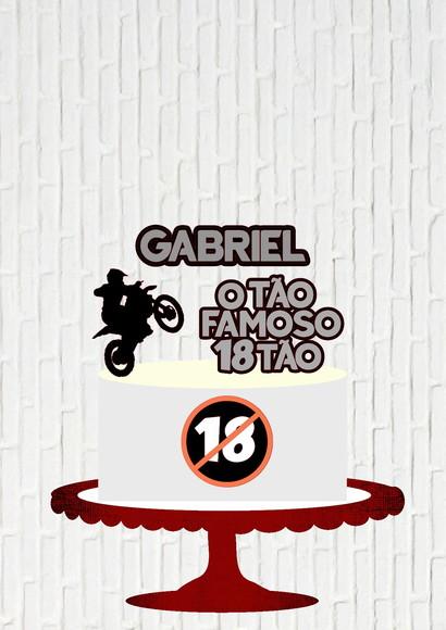Arquivo de Corte Topo 18tão Motoqueiro