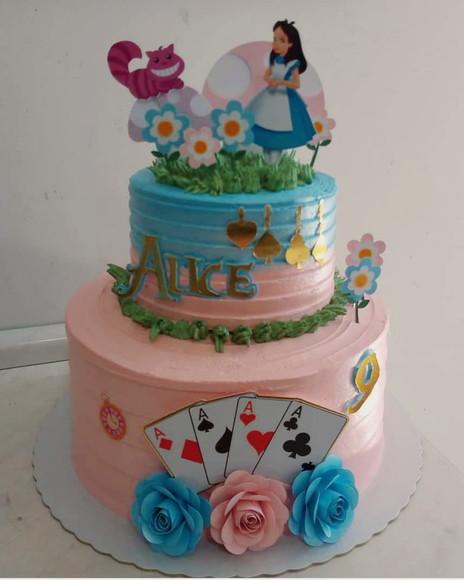 Arquivo de Corte Topo Alice País das Maravilhas Morena