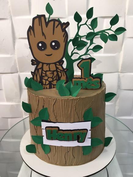 Arquivo de Corte Topo Baby Groot Gardião das Galaxias