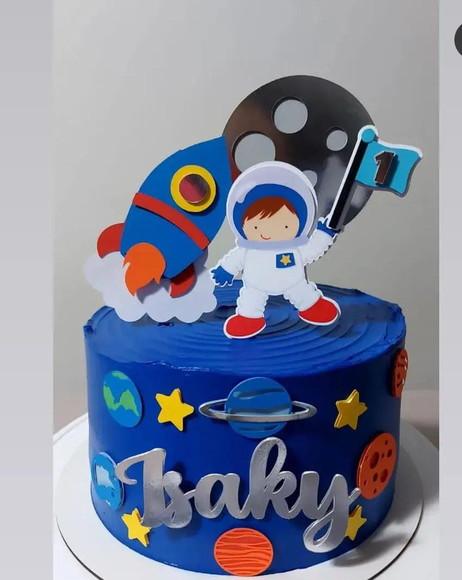 Arquivo de Corte Topo Astronauta com Bandeira