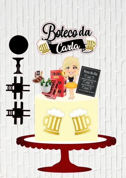 Arquivo de Corte Topo Boteco Feminino