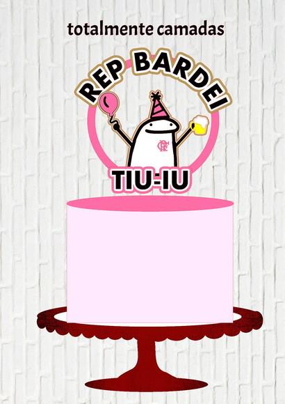Arquivo de Corte Topo Circular Flork Rep Bardei Tiu Iu